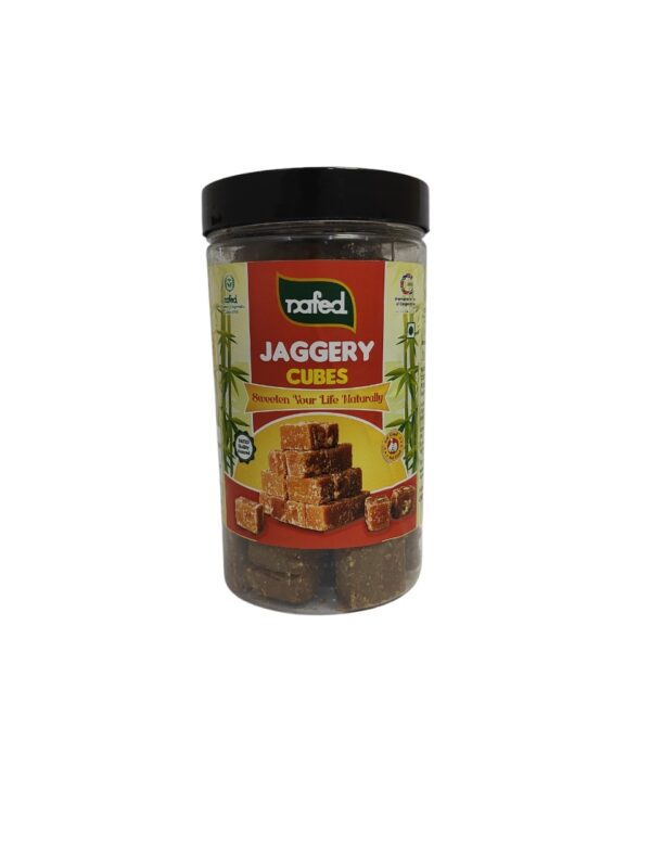 NAFED Jaggery Cubes – 500g (Pure Desi Gud)