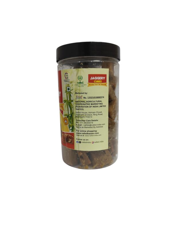 NAFED Jaggery Cubes – 500g (Pure Desi Gud) - Image 3