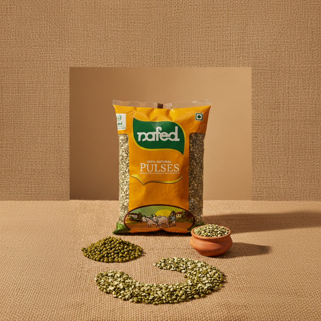NAFED Moong Dal Chilka Split 1 kg - Image 2